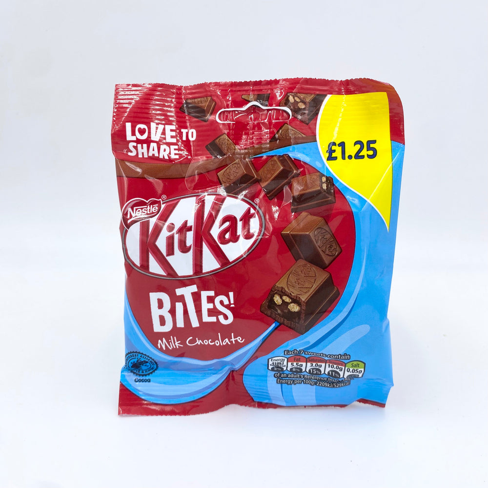 
            
                Load image into Gallery viewer, Kit Kat Bites Milk Chocolate (UK) *DAMAGED*
            
        
