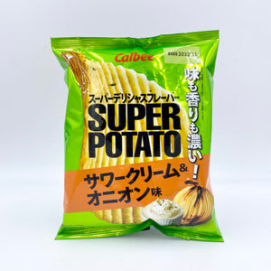 Calbee Super Potato Chips Sour Cream & Onion (Japan)
