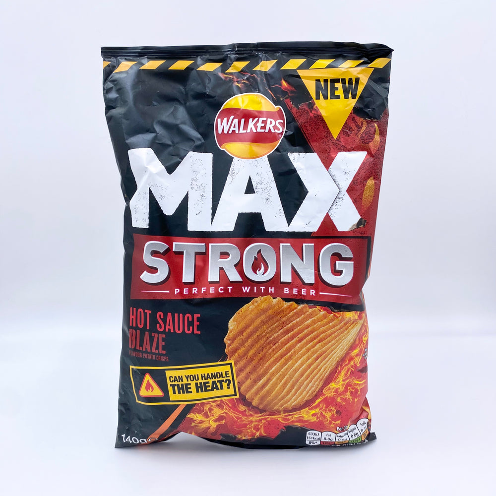 Walkers Max Strong Potato Chips (UK)