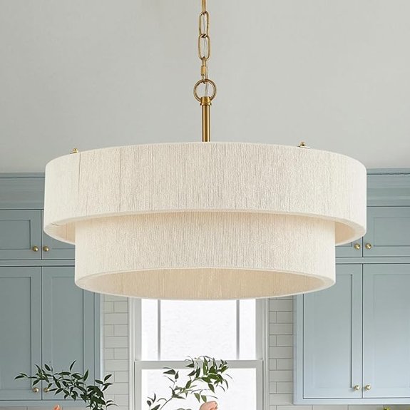 20 woven rattan boho chandelier