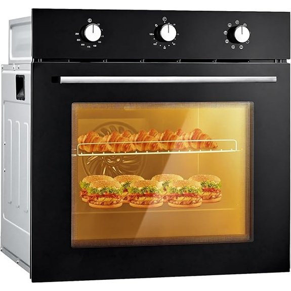 24 in built electric oven 5 functions