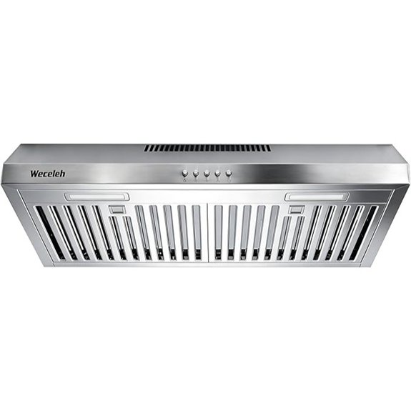 30 inch stainless hood 600 cfm