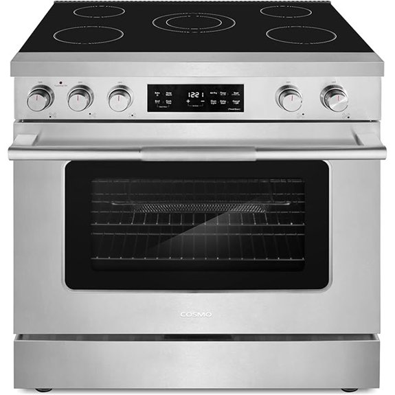 36 in electric range with air fry