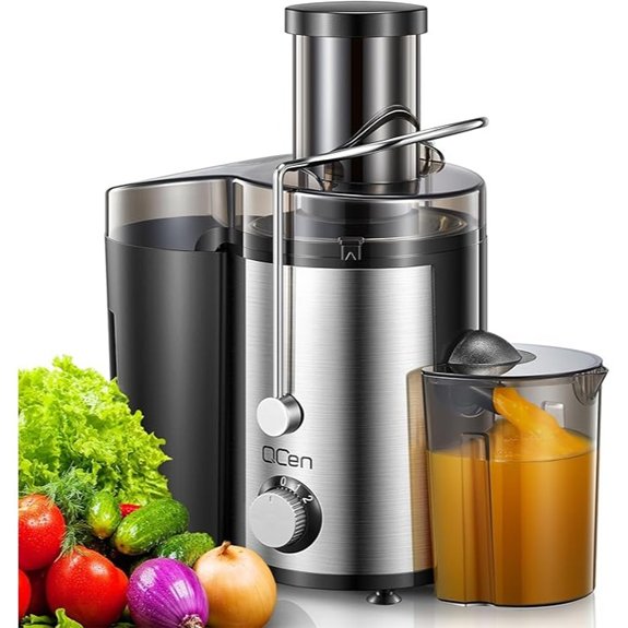 800w centrifugal juicer extractor black