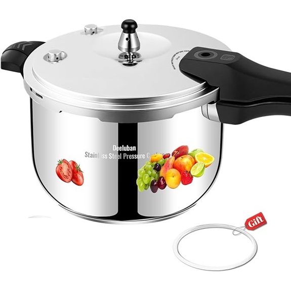 8 quart stainless steel pressure cooker