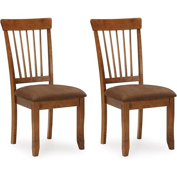 ashley berringer chairs walnut finish