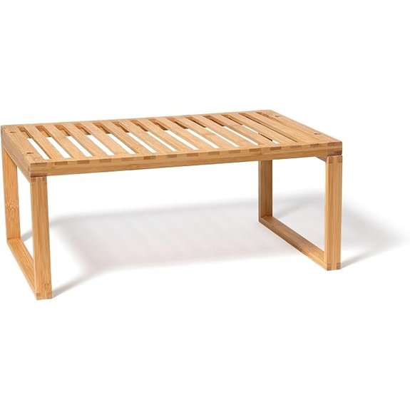bamboo kitchen cabinet shelf