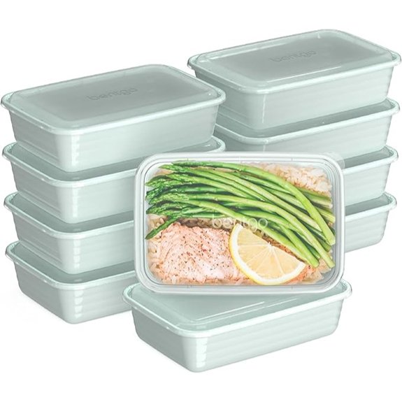 bentgo mint meal prep containers