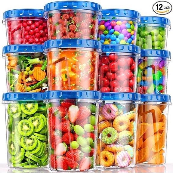 biuleon freezer storage containers