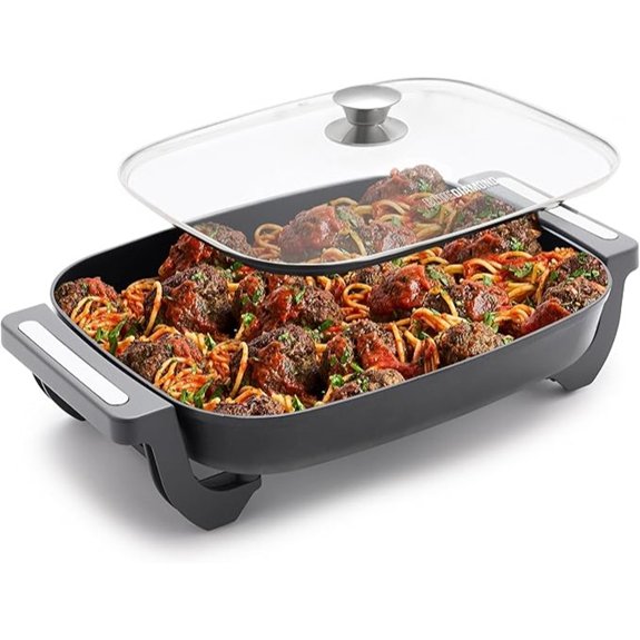 blue diamond 7qt electric skillet