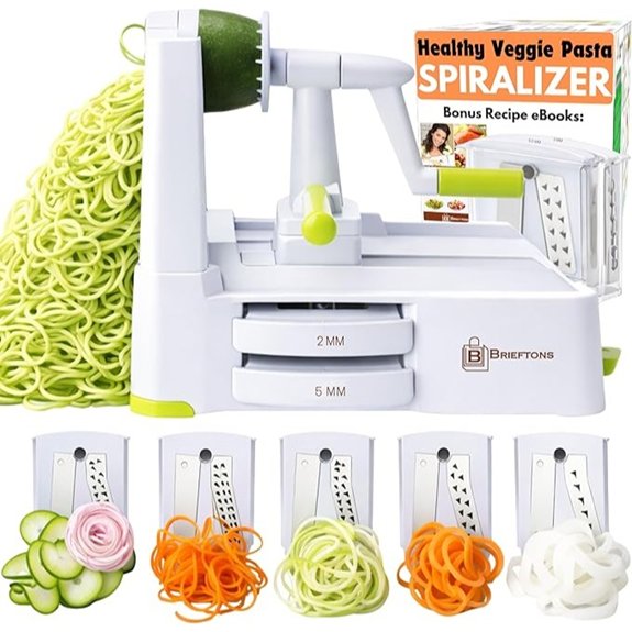 brieftons 5 blade spiralizer