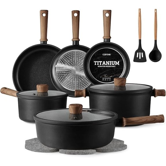 carote 16 piece nonstick set