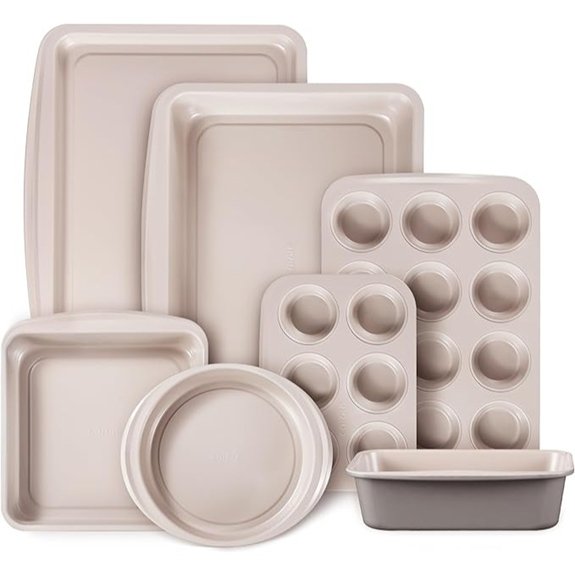 carote nonstick stackable bakeware set