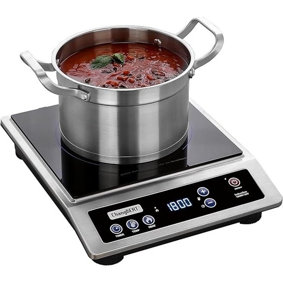 changbert 1800w nsf certified inductioncooktop