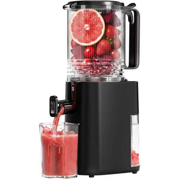 cold press juicer wide chute