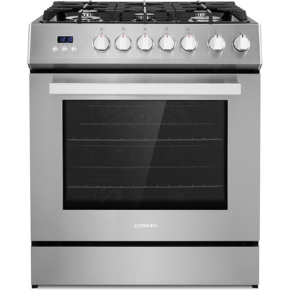 cosmo 5 burner gas range
