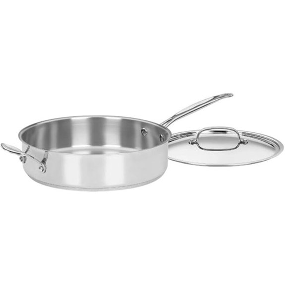 cuisinart stainless steel saut pan