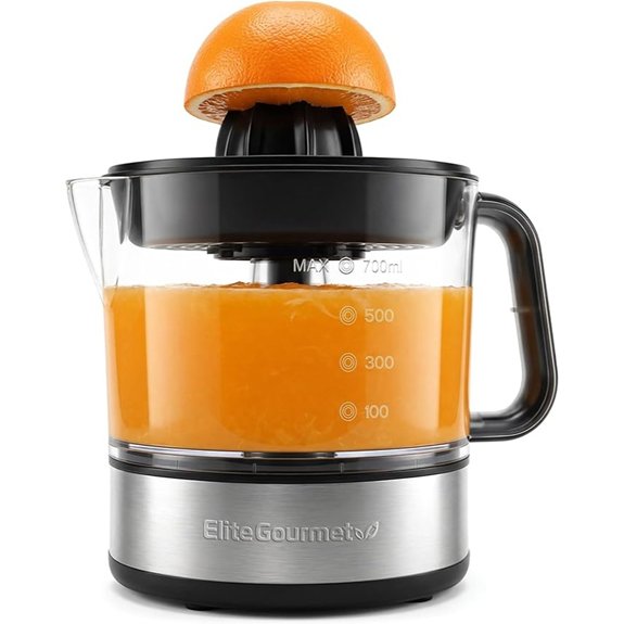 elite gourmet citrus juicer 24oz