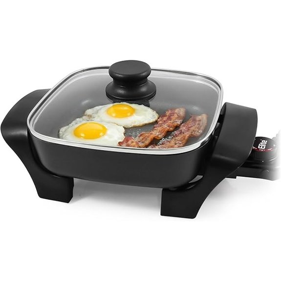 elite gourmet electric skillet eg808