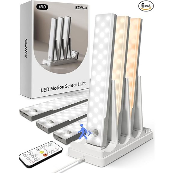 ezvalo 6 pack motion sensor lights