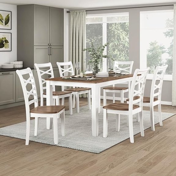 farmhouse dining table set