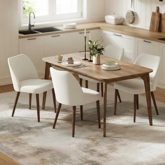 garveehome white linen chairs