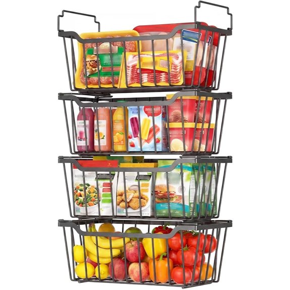 goovilla freezer organizer bins