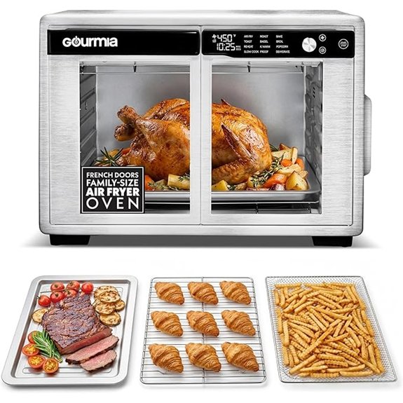 gourmia 37 quart french door oven