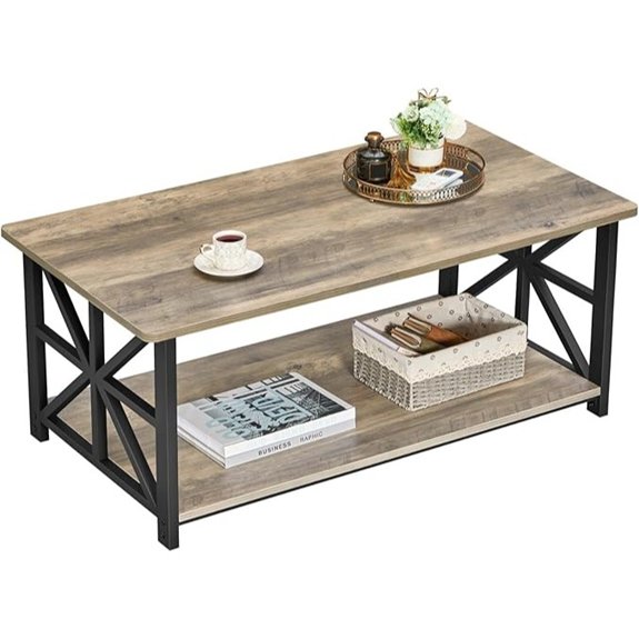 greenforest round corner coffee table