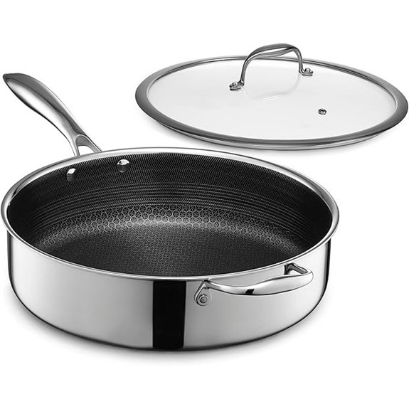 hexclad 5 5 quart hybrid pan