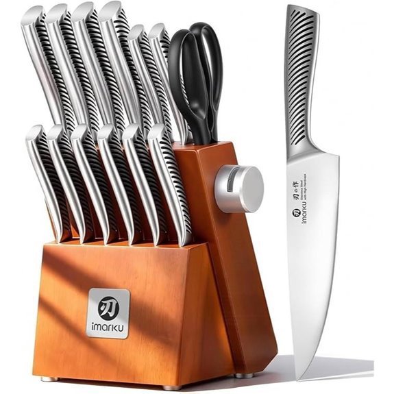 10 Best Japanese Knives for 2026 4 imarku_14_piece_knife_set_fl3cn
