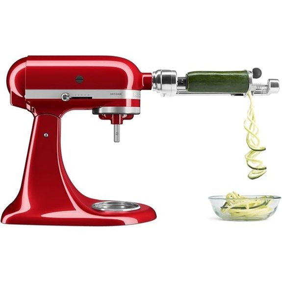 kitchenaid spiralizer attachment details