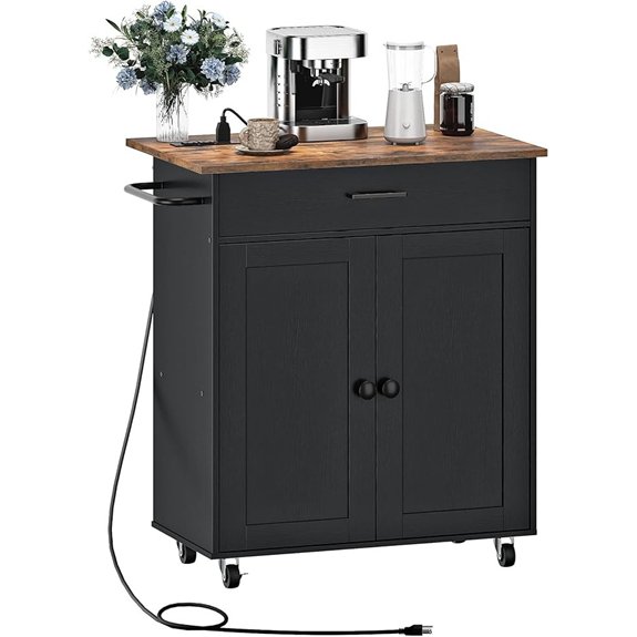 kohezion kitchen island cart