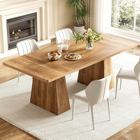 little tree wooden dining table