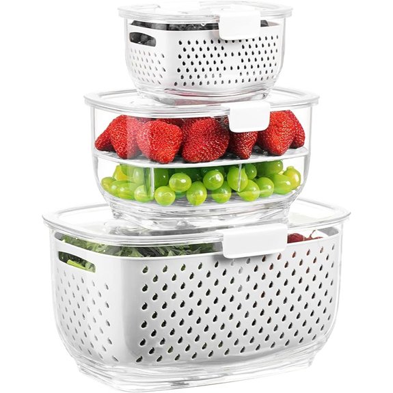 luxear bpa free produce containers