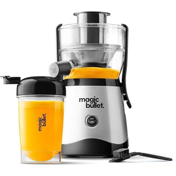 magic bullet mini juicer black and silver cup