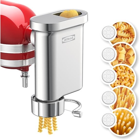 metal pasta press attachment for kitchenaid
