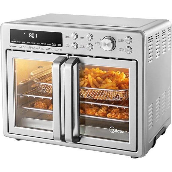 midea flexify french door toaster oven air fryer