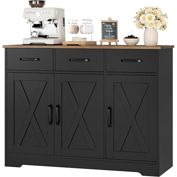modern farmhouse buffet cabinet
