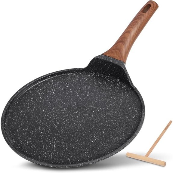 nonstick crepe pan with spreader