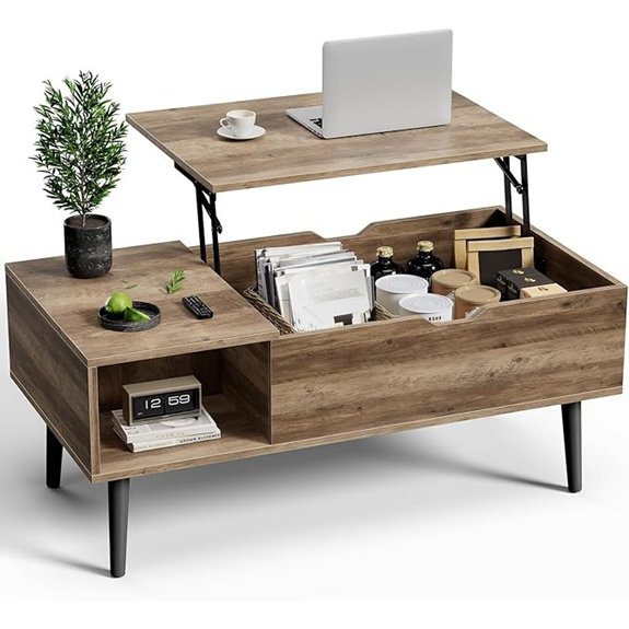 olixis grey lift top table