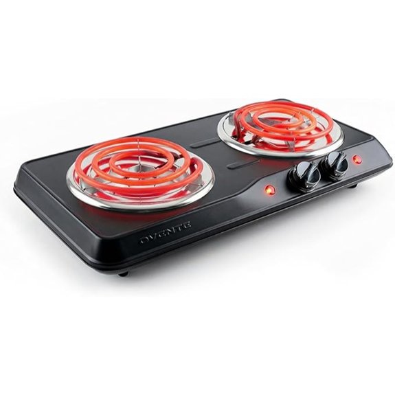 ovente bgc102b double burner