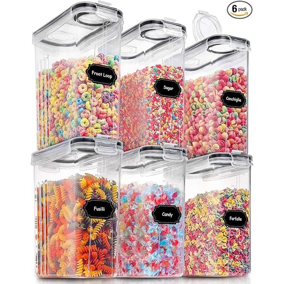 praki 6 pack dry food containers