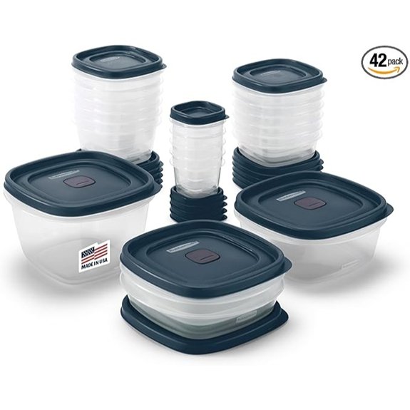 rubbermaid lids 42 piece set
