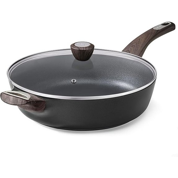 sensarte 12 inch pan with lid