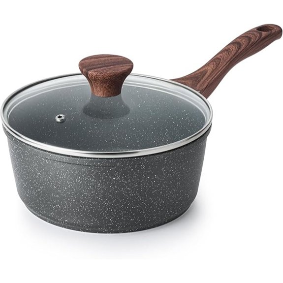 sensarte 1 5 quart nonstick saucepan