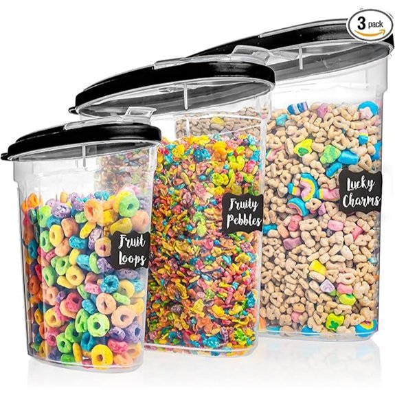 shazo 3 piece cereal container