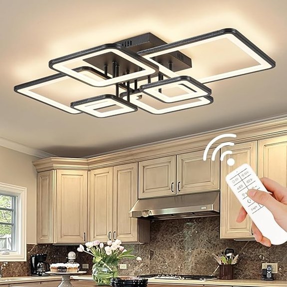 shine luest 6 ring ledfixture