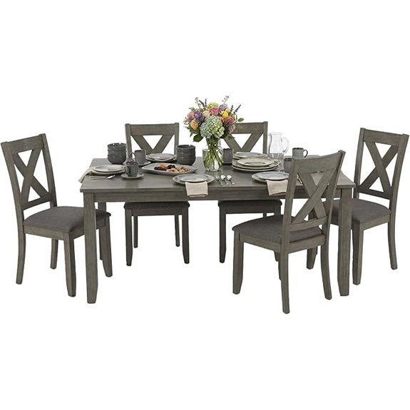 signature design for rustic dining set