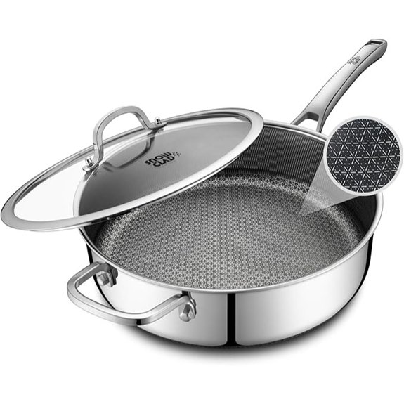 snowclad 12 nonstick saute pan note this is 4 words